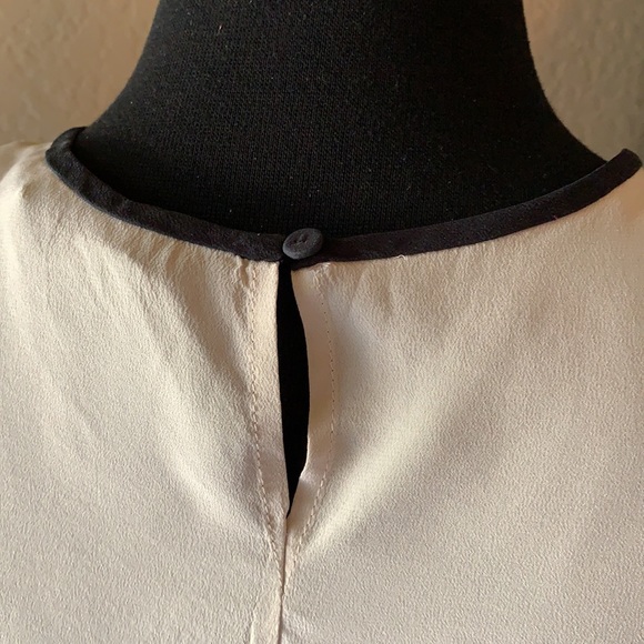 BCBGMAXAZRIA Womens Colorblock Sleeveless Silk Top Size XSmall - Picture 6 of 11